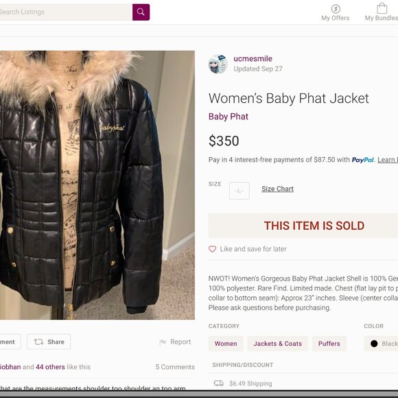 BABY PHAT PUSSYCAT Logo Pattern Blazer  - ITSO Louis Vuitton - Picture 7 of 9